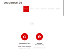 Tablet Screenshot of couperose.de